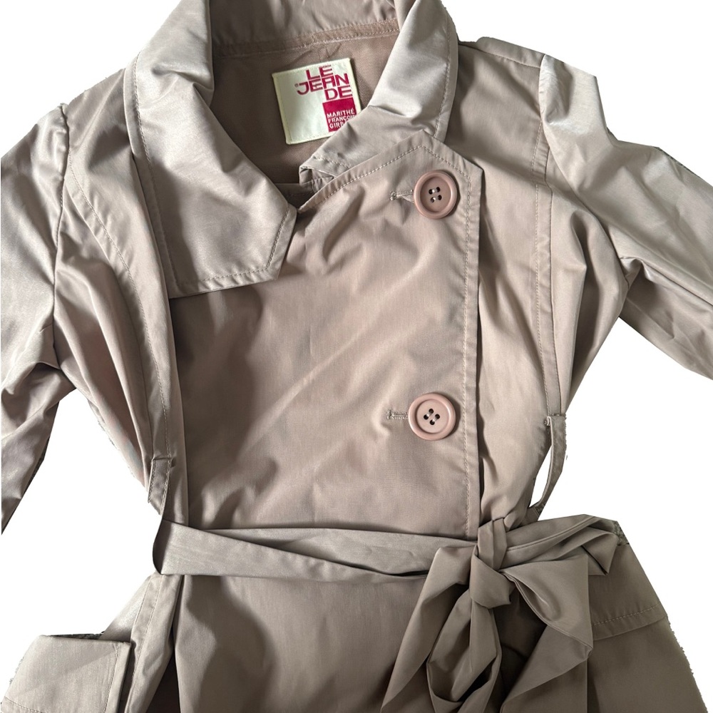 Marithe Francois Girbaud Tan Trenchcoat
